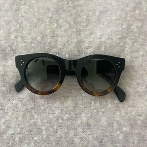 Celine Two-Toned Round Sunglasses